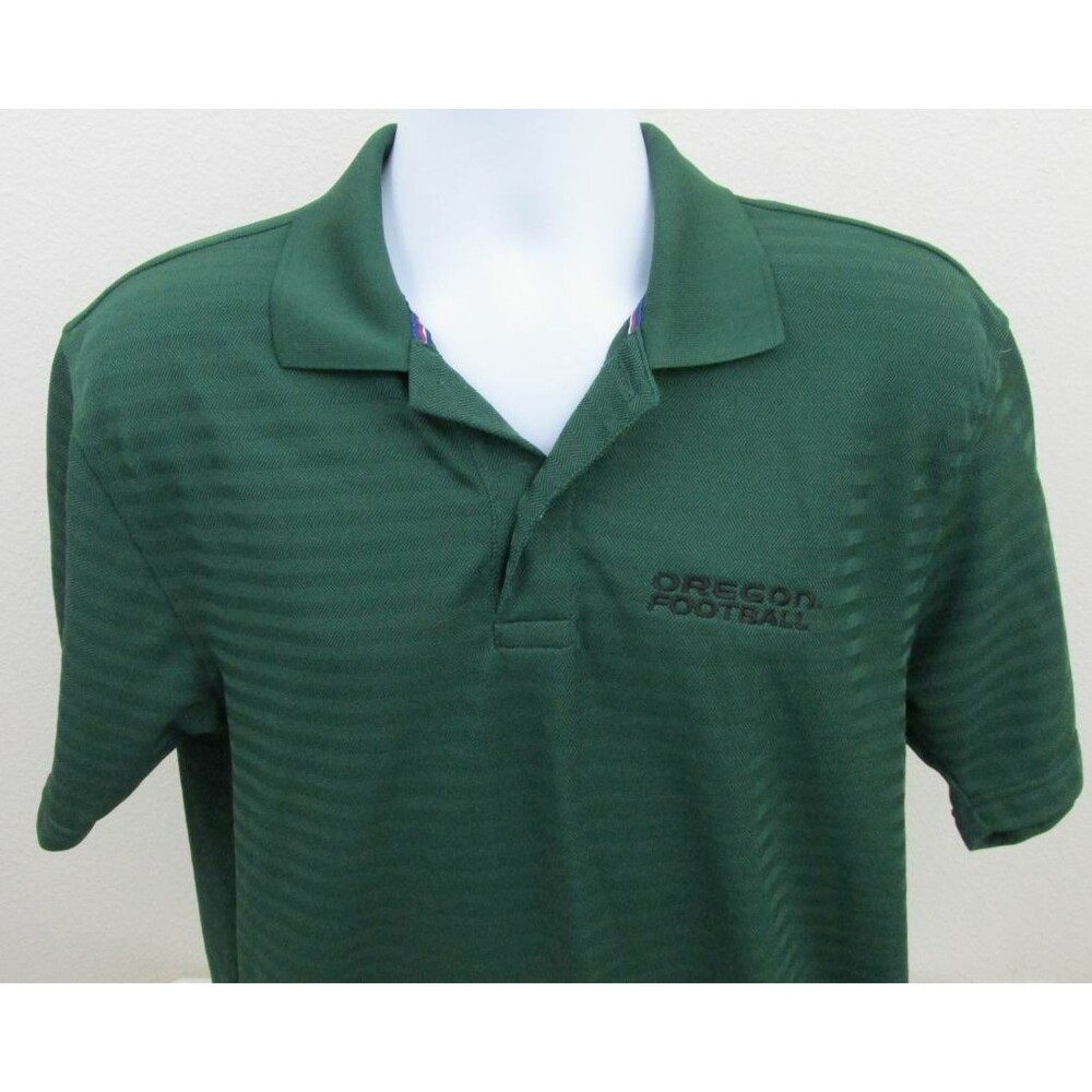 Tommy Hilfiger Mens Polo Shirt - Large Oregon Ducks College Football NCAA PAC 10